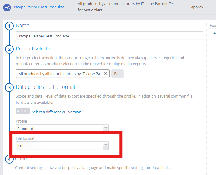 ITscope Export – File Format